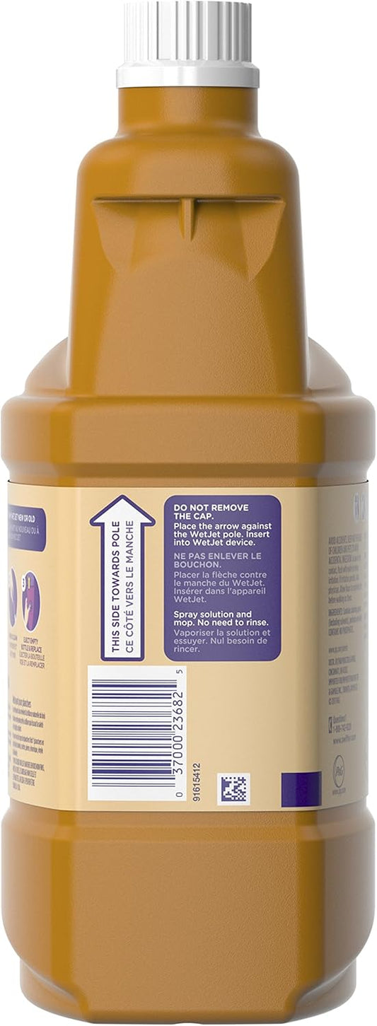 Swiffer Wetjet Wood Floor Cleaner Solution Refill, 42.2 Oz - 2 Pack