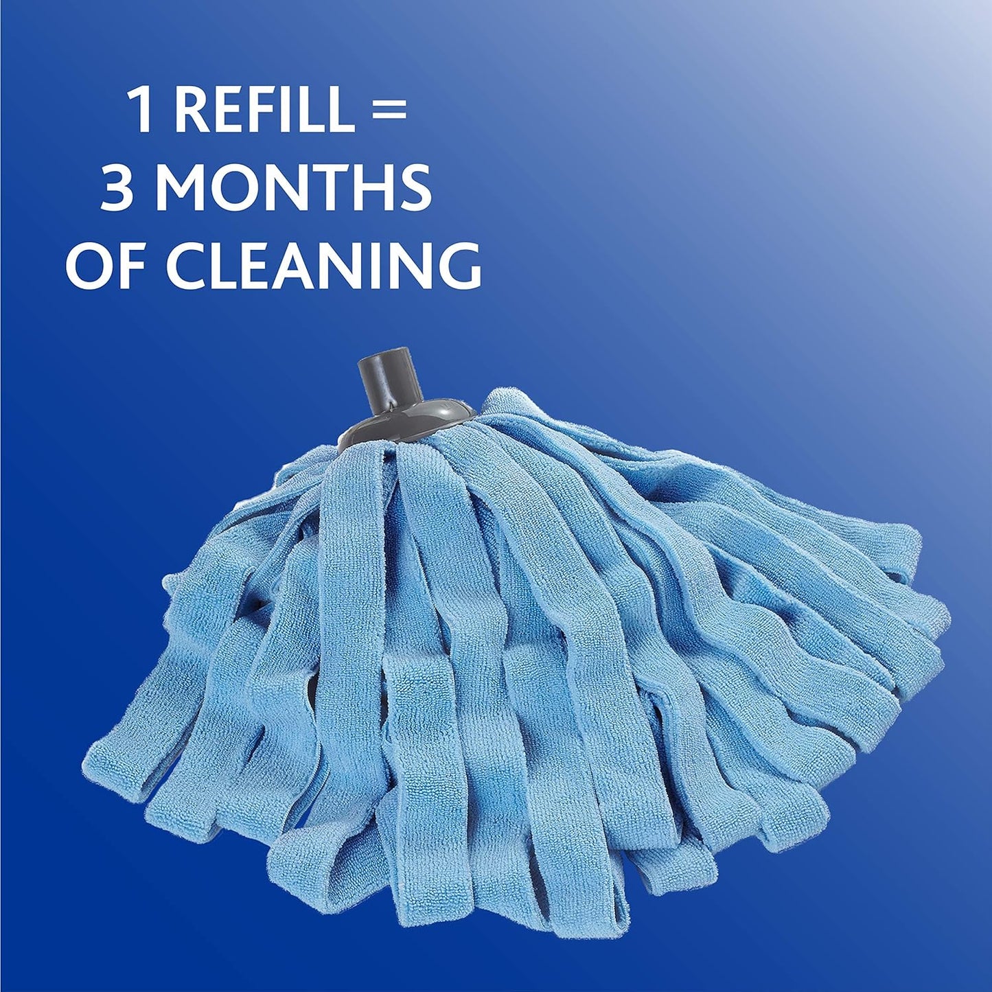 O-Cedar Microfiber Cloth Mop (Microfiber Cloth Mop with 3 Extra Refills)