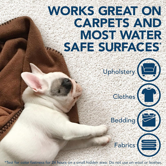 Simple Solution Extreme Pet Stain and Odor Eliminator Spray, Enzymatic Cleaner With 3X Pro-Bacteria Cleaning Power for Dogs & Cats, Strong Urine, Pee and Poop Smell Remover for Carpets & Floors, 32 oz