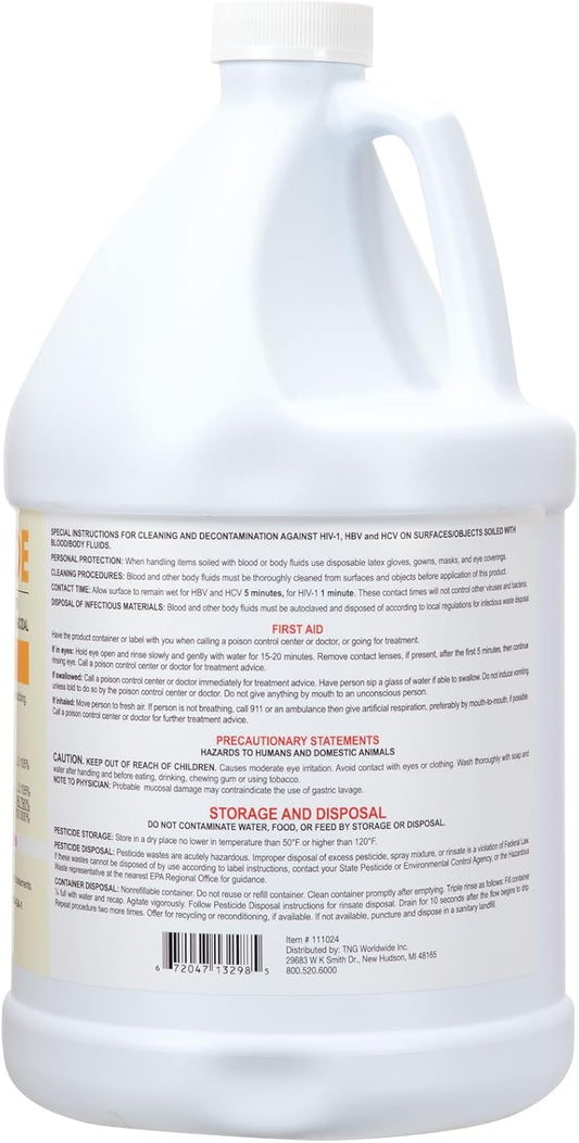 ForPro Citrus-Cide Hospital Grade Disinfectant Cleaner, 1 Gallon Refill (128 fl. oz.) – All Purpose Cleaner, Disinfectant & Deodorizer, Citrus Scent