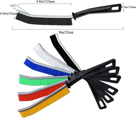 11PCS Crevice Cleaning Brush Set, Hard Bristle Gap Cleaning Kit for Groove, Window, Tiles, Corner, Faucet, Bathroom, Kitchen, Stove, Pot