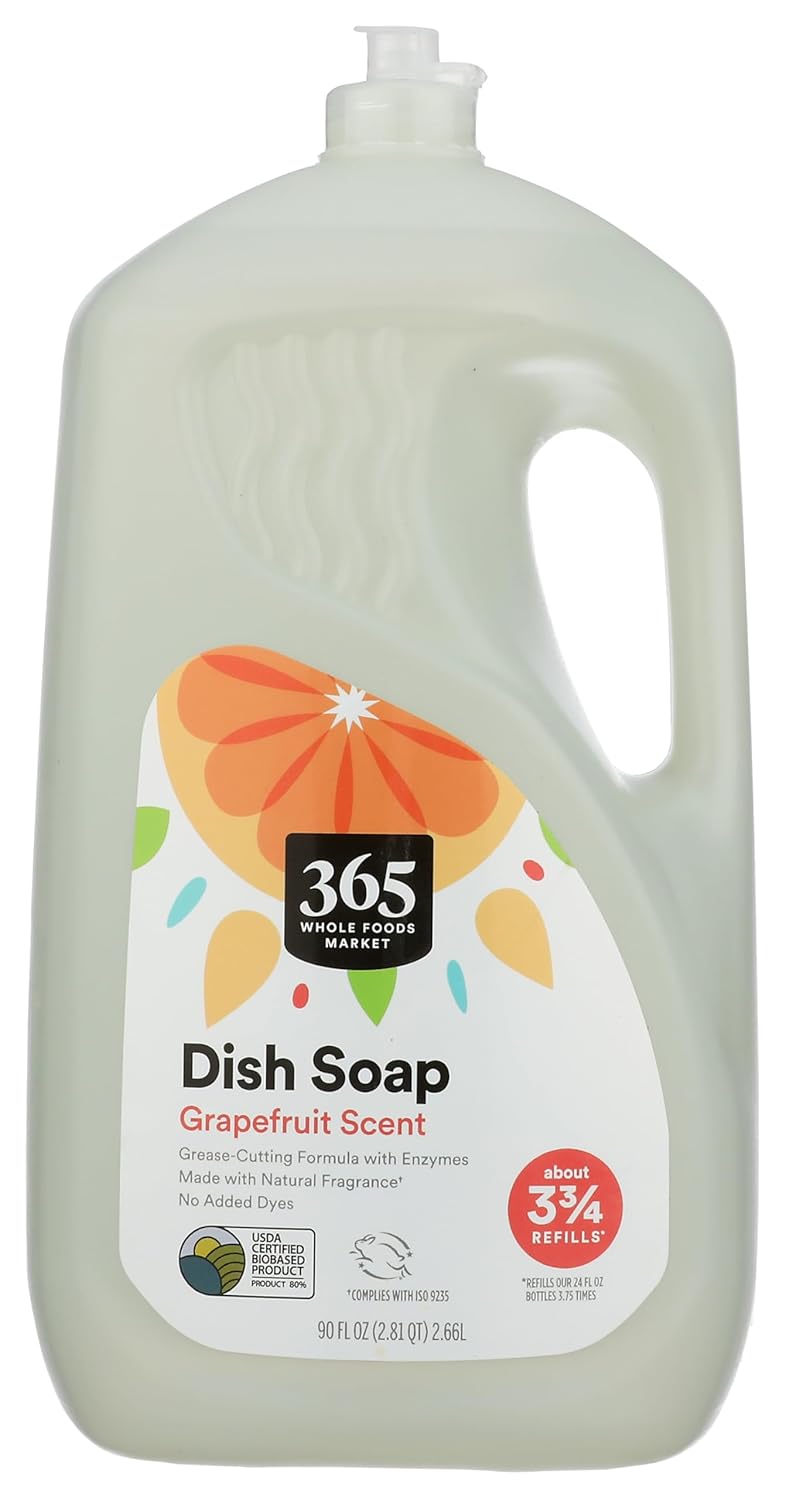 365 by Whole Foods Market Grapefruit Dish Soap Refill, 90 FZ