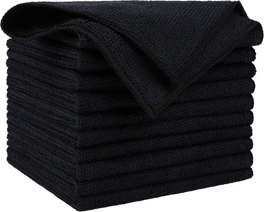 AIDEA Microfiber Cleaning Cloth, 50PK, Microfiber Towels for Cars, Premium Wash Cloths, Dusting Cloth Cleaning Rags, Absorben