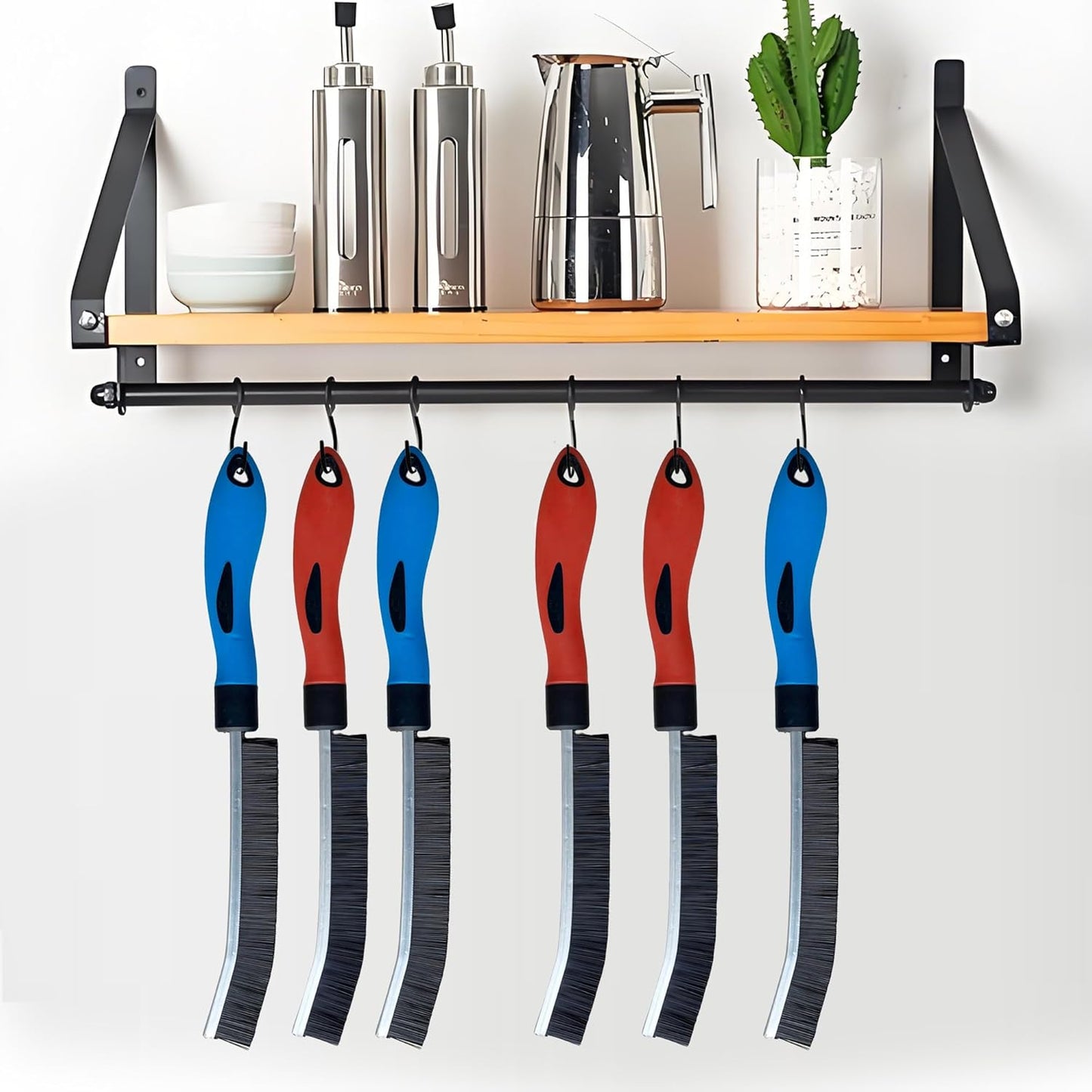 Crevice Cleaning Brush 12Pcs, Hard Bristle Deep Cleaning Brushes Supplies for Household use, Kitchen, Bathroom, Corner, Grout, Sink, Cup, Teapot, Bottle, Blender