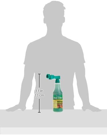 NaturVet – Yard Odor Eliminator Plus Citronella Spray – Eliminate Stool and Urine Odors from Lawn and Yard – Designed for Use on Grass, Patios, Gravel, Concrete & More – 64oz Refill (No Hose Nozzle)