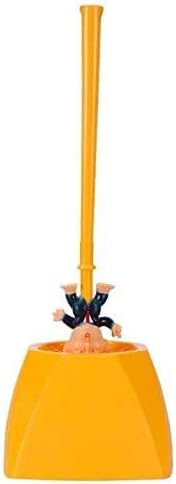 Toilet Brush Funny Cleaner Scrubber Toilet Bowl Brush with Holder,Gag Gifts Doll for Bathroom Decor Deep Cleaning Make Your Toilet Great Again