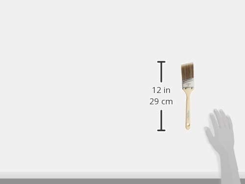 Pro Grade 2 Inch Angled Paint Brush (3 Pack) – Professional Angle Sash Brushes for Cutting in Trim, Walls, Cabinets & Detail Work – Works with Latex & Oil-Based Paint