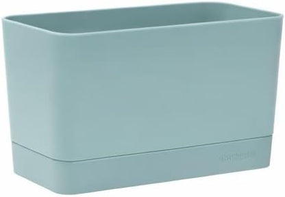 Brabantia Sink Organiser (Dark Gray) Non-Slip, Non-Scratch Kitchen Countertop Storage Caddy for Dish Brush, Soap, Cloths