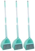 Mini Broom with Dustpan for Kids,Little Housekeeping Helper Set (Light Blue)