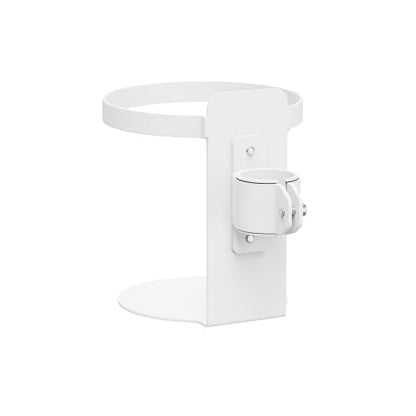 Mount Plus White Universal Medical Wipe Holder Installed on Mobile Cart Pole | Heavy Duty Wall Mount Good for Kitchen Bathroom Household Office Classroom Gym Hospital Clinic