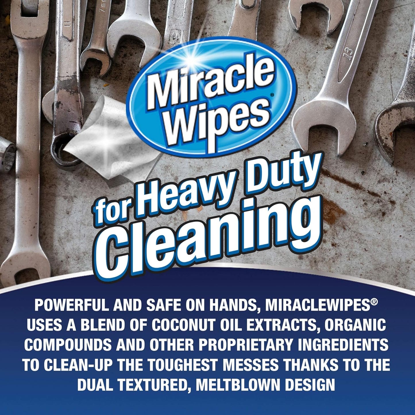 for Heavy Duty Cleaning (90 Count) - All Purpose Cleaner, Kitchens, Bathrooms, Countertops, Hands, Indoors, Outdoors - Removes Grease, Grime, Crayon, Dirt & More