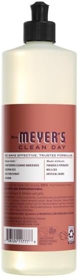 Mrs. MEYER'S CLEAN DAY Liquid Dish Soap 3 Pack Variety, Acorn Spice, Apple Cider, Fall Leaves, 16 OZ Each, 1 CT