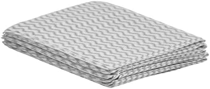 Superio Handy Wipes For Kitchen Multi-Purpose Heavy-Duty Reusable Cleaning cloth for house, Bathroom, and office. Disposable Dish Towel (60 Grey)