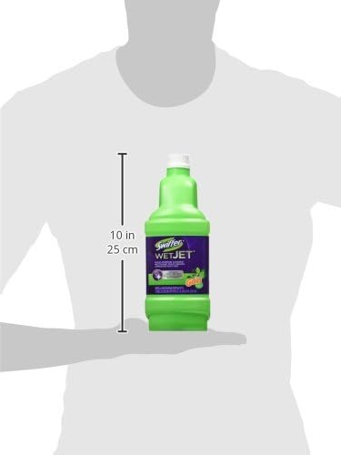 Swiffer WetJet Multi-Purpose and Hardwood Liquid Floor Cleaner Solution Refill, with Gain Scent, 42.2 fl oz each, (Pack of 2)