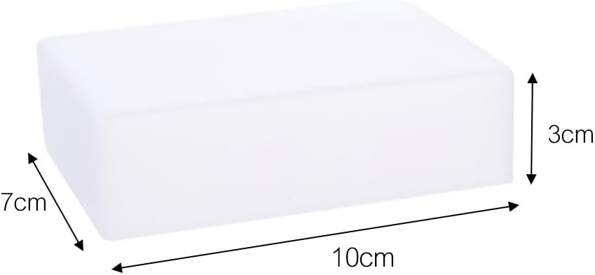 5Pcs Multifunctional Magic Sponge Cleaning Melamine Household Kitchen Dishwashing Pot Brush Cleaning Tool, White (10 * 7 * 3cm)