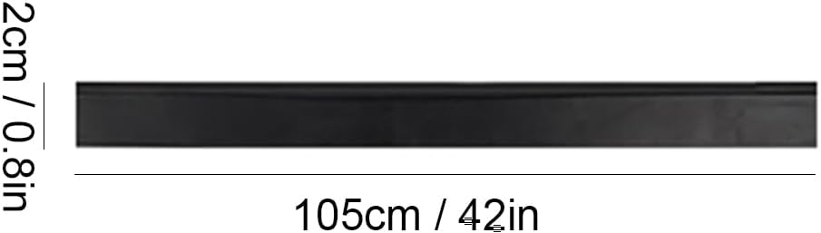 45cm 18in Grip Glass Squeegee for Window Cleaning,Stainless Steel All Purpose Squeegee with Non-Slip Handle for Shower Doors Window Car Mirror Glass (18in/45cm, Black)
