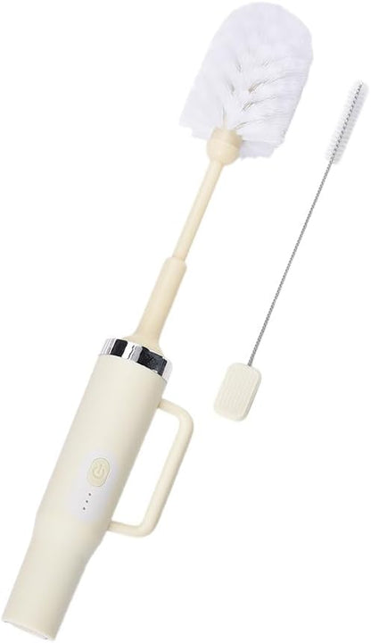 Rechargeable Electric Bottle & Cup Brush, 360° Thorough Cleaning Without Blind Spots, Suitable for Baby Bottles, 40-Ounce Mugs, Straws, Wine Glasses, etc., Easy to Air-Dry and Portable