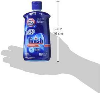 Finish Jet-Dry Rinse Aid, 8.45oz, Dishwasher Rinse Agent & Drying Agent (4X8.45oz)