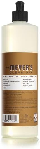 Mrs. MEYER'S CLEAN DAY Liquid Dish Soap 3 Pack Variety, Acorn Spice, Apple Cider, Fall Leaves, 16 OZ Each, 1 CT