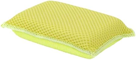 Superio Miracle Microfiber Sponges for Kitchen 3-Pack Red Yellow Blue, Kosher Non-Scratch Sponge Scrubber Heavy Duty Multi-Purpose Cleaning of Dishes, Pots, Pans and Counter tops, Machine Washable