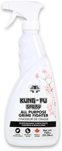 KUNG-FU SPRAY 750ML NATURAL ALL-PURPOSE DEGREASER AND GRIME FIGHTER, Plant and Mineral Based