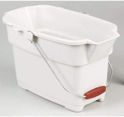 Rubbermaid Roughneck Square Bucket 12-Quart Blue Sturdy Pail Bucket Organizer Household Cleaning Supplies Projects Mopping Storage Comfortable Durable Grip Pour Handle