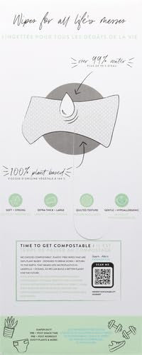 The Honest Company Hypoallergenic Multi-Use Baby Wipes for Sensitive Baby Skin, Rose Blossom, 60 Count