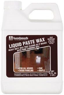Lundmark Liquid Paste Wax with Carnauba Wax, 32-Ounce, 3208F32-6 (LUN-3208F32-6)