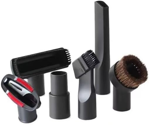 6 Pcs Vacuum Attachments (1-1/4 inch)32mm & 1 3/8 inch (35 mm) Vacuum Cleaner Accessories Brush Kit Fits Vacuum Cleaner