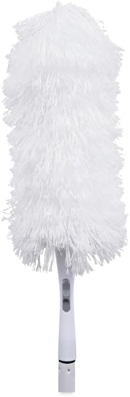Boardwalk Microfeather Duster, Microfiber Feathers, Washable, 23", White