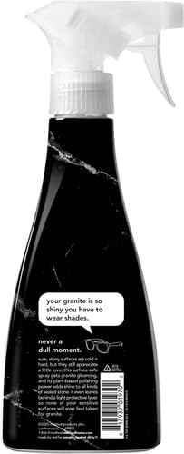 Method Granite Polish, Apple Orchard, Polishes and Shines Granite, Marble and Sealed Stone Surfaces, 14 oz Spray Bottle (Pack of 1)