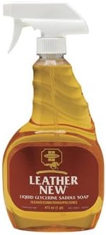Farnam Leather New Easy-Polishing Glycerine Saddle Soap and Leather Cleaner, 16 oz