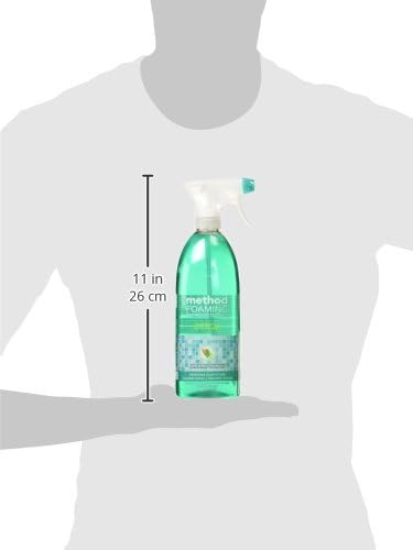 Method Foaming TUB+TILE CLEANER, Eucalyptus Mint, 28 Ounce, 1 pack, Packaging May Vary