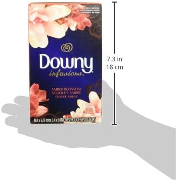 Downy Calm Mega Dryer Sheets, Large Fabric Softener Sheets for Laundry , Static Guard & Softness Boost, Laundry Dryer and Fabric Sheets, 180 Count