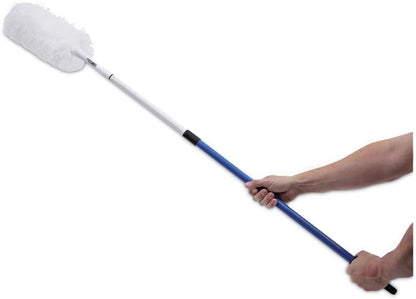 Boardwalk Microfeather Duster, Microfiber Feathers, Washable, 23", White