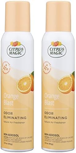 Citrus Magic Natural Odor Eliminating Air Freshener Spray, Fresh Citrus, 3-Ounce