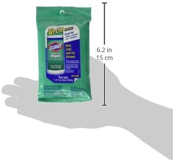 Clorox Disinfecting 9 wet Wipes ,kills cold and flu viruses,(7"*8")(2.3 oz)