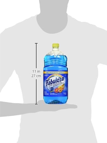 Fabuloso Multi-Purpose Cleaner, 2X Concentrated Formula, Refreshing Lemon Scent, 56 oz