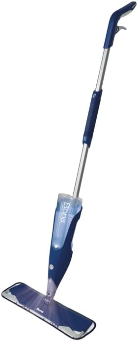 Bona Hardwood Floor Premium Spray Mop - Includes Wood Floor Cleaning Concentrate and Machine Washable Microfiber Cleaning Pad - Dual Zone Cleaning Design for Faster Cleanup