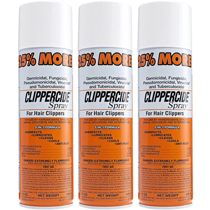 5-in-1 Clipper Disinfectant Spray 15oz, 1 Pack | Cleans, Lubricates, Cools, Prevents Rust & Disinfects | Professional Clipper Spray for Barbers, Stylists & Pet Groomers | Made by BARBICIDE