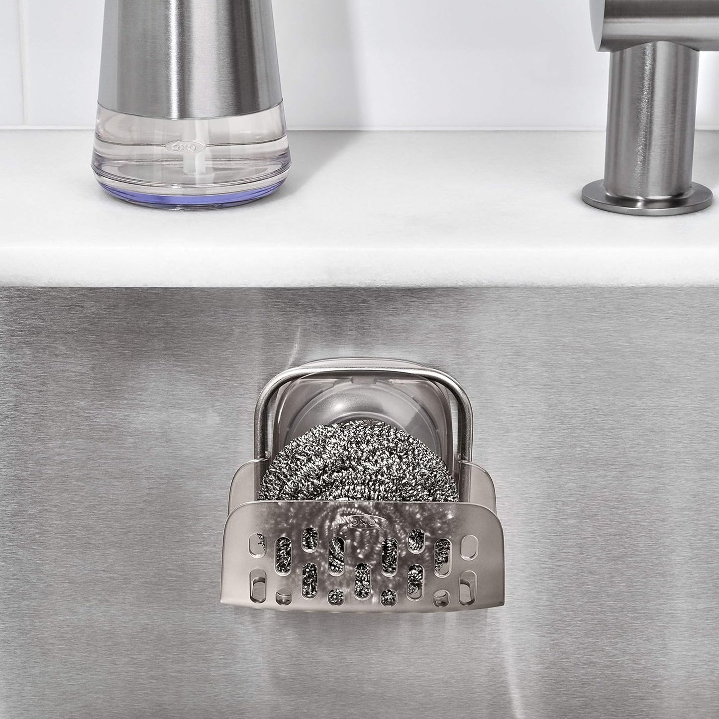 Good Grips Stronghold Suction Sinkware Organizer - Gray, One Size