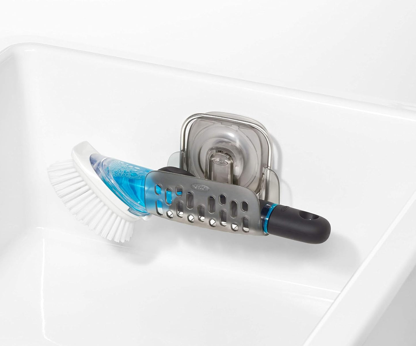 Good Grips Stronghold Suction Sinkware Organizer - Gray, One Size