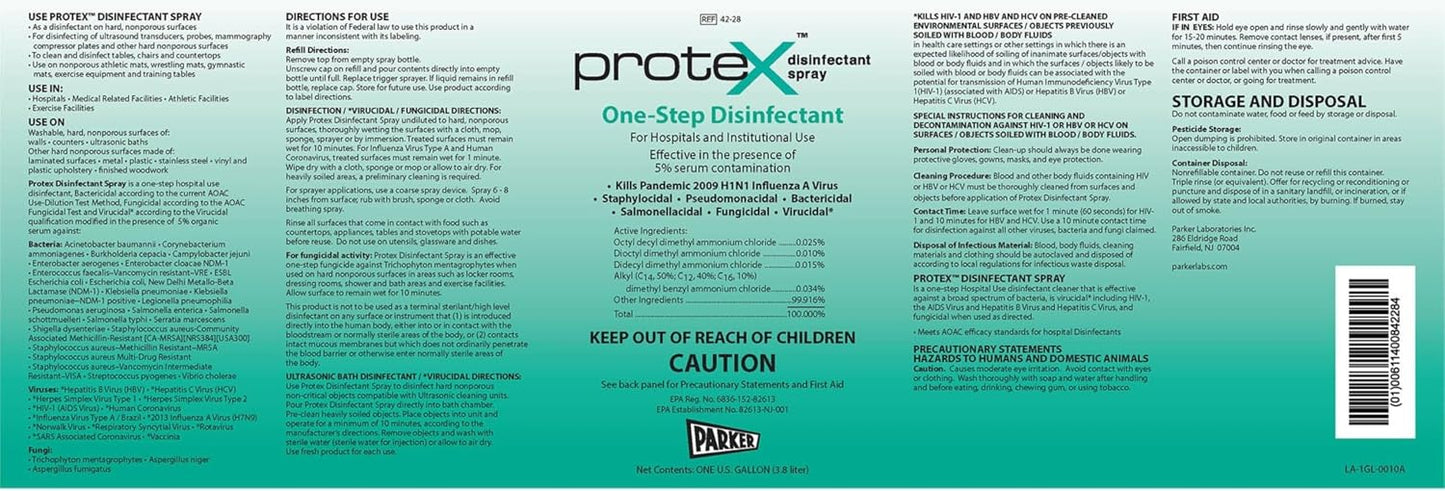 Parker Labs 42-28 Alcohol Free Disinfectant, Gallon Size