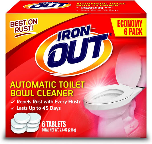 Automatic Toilet Bowl Cleaner Tablets, 12 Tablets
