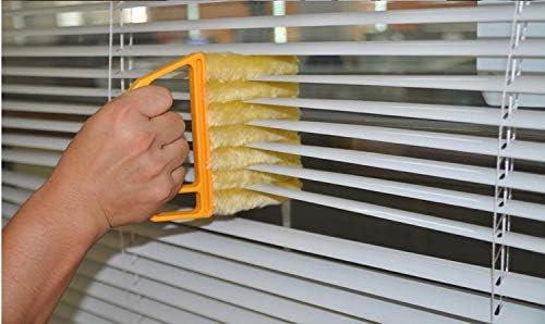 Chris.W 2Pack Window Blind Cleaner Duster Brush Microfiber Blind Cleaner Tools for Window Shutters Blind Air Conditioner Jalousie Dust