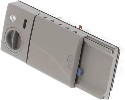 DD59-01002A Dishwasher Detergent & Rinse Aid Dispenser Assembly (OEM) 7.7 * 3.3 * 2.2 in - Compatible Replacement With Samsung Dishwasher Parts