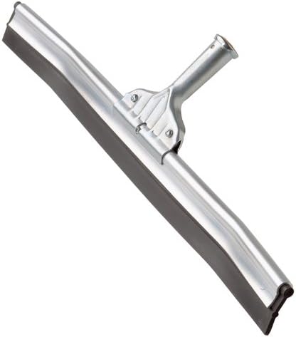Ettore 55039 Curved Aluminum Heavy Duty Floor Squeegee, 24-inch