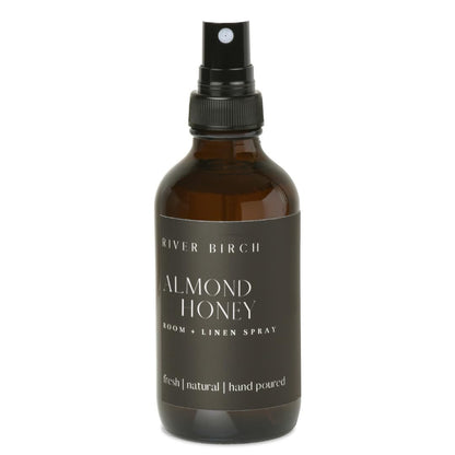 River Birch Luxury Linen and Room Spray - Home Signature Scent Balsam and Cedar Room Fragrance Spray - Fragrant Fresh Linen Air Freshener For Bedding - Handmade in Texas - 4 oz Glass Amber Bottle