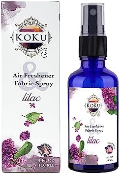 Lilac Room Spray - Air Freshener - Linen Spray - Fabric Refresher - Non-Toxic Scent - Alcohol Free - Made in USA (8 Oz)
