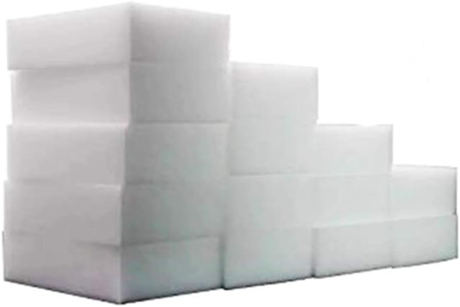 Generic Jumbo Magic Cleaning Eraser Sponge Melamine Foam 100 X 70 X 30mm, Pack of 99
